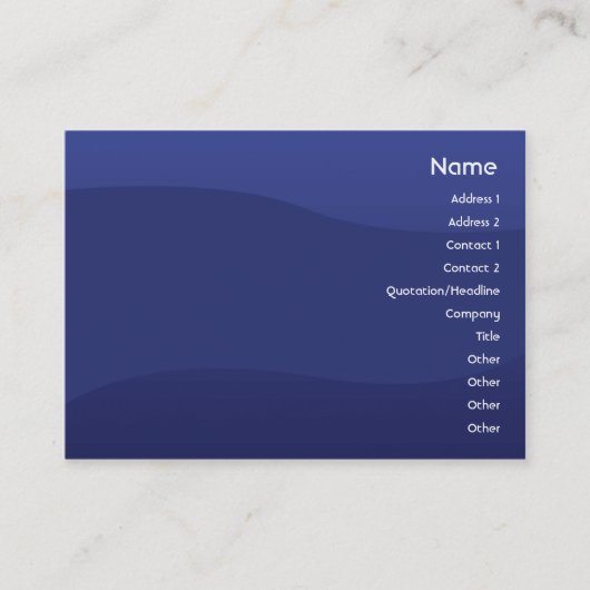 Midnightwave - mollig visitenkarte (Vorderseite)