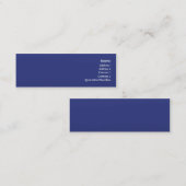 Midnightwave - Skinny Mini Visitenkarte (Vorne/Hinten)