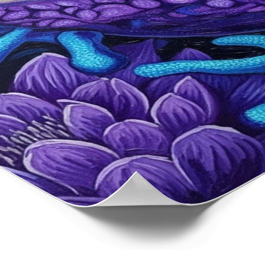 MidNiteGardenFrog Poster (Ecke)