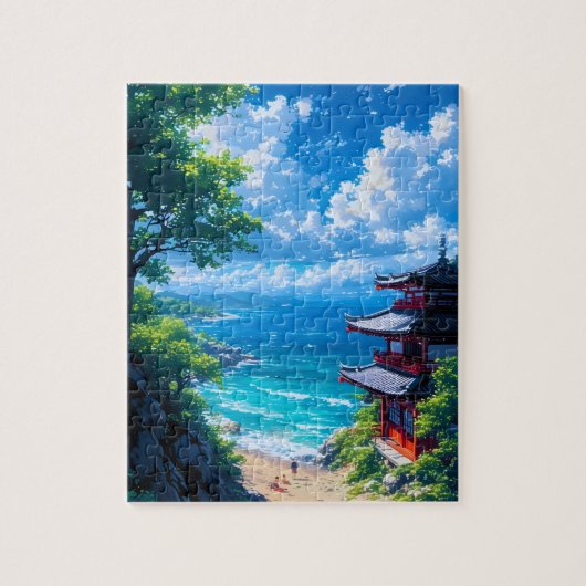 Midori to Umi no Michi  Puzzle (Vertikal)
