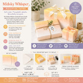 Midsky Whisper Geschenkpapier Set