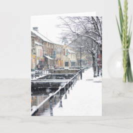 Midsomer Norton im Winter Feiertagskarte