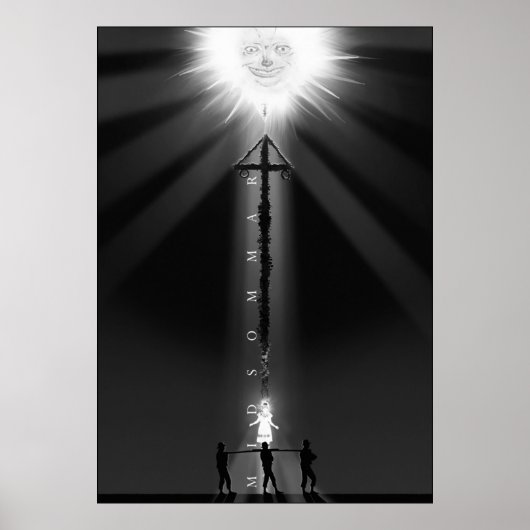 Midsommar Alternativfilm — Kronen— Dunkle Version Poster (Vorne)