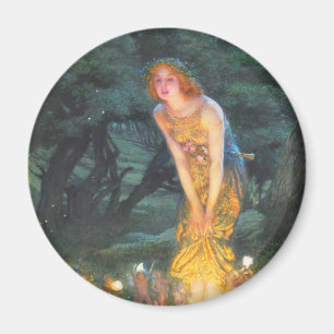 Midsommer Eve (1908) von Edward Robert Hughes Magnet