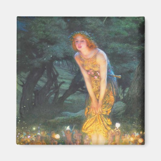 Midsommer Eve (1908) von Edward Robert Hughes Magnet (Vorne)
