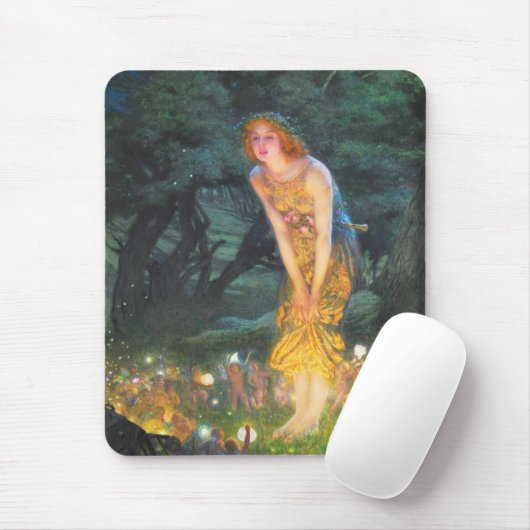 Midsommer Eve (1908) von Edward Robert Hughes Mousepad (Mit Mouse)