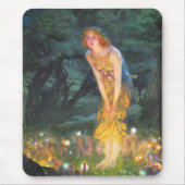 Midsommer Eve (1908) von Edward Robert Hughes Mousepad (Vorne)