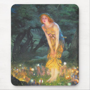Midsommer Eve (1908) von Edward Robert Hughes Mousepad