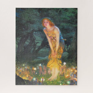 Midsommer Eve (1908) von Edward Robert Hughes Puzzle