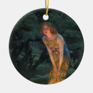 Midsommer Eve c. 1908 von Edward Robert Hughes Keramik Ornament