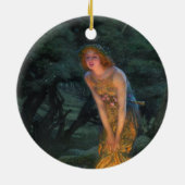 Midsommer Eve c. 1908 von Edward Robert Hughes Keramik Ornament (Hinten)