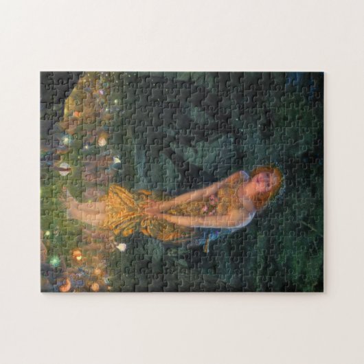 Midsommer Eve c. 1908 von Edward Robert Hughes Puzzle (Horizontal)