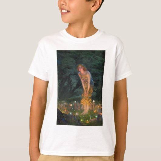 Midsommer Eve c. 1908 von Edward Robert Hughes T-Shirt (Vorderseite)