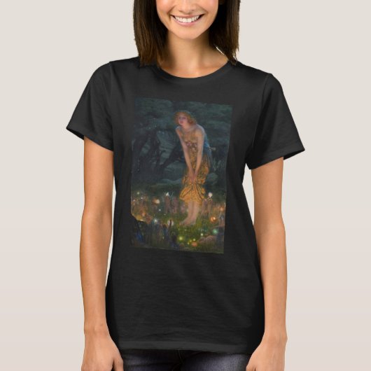 Midsommer Eve Edward Robert Hughes Fairies Fantasy T-Shirt (Vorderseite)