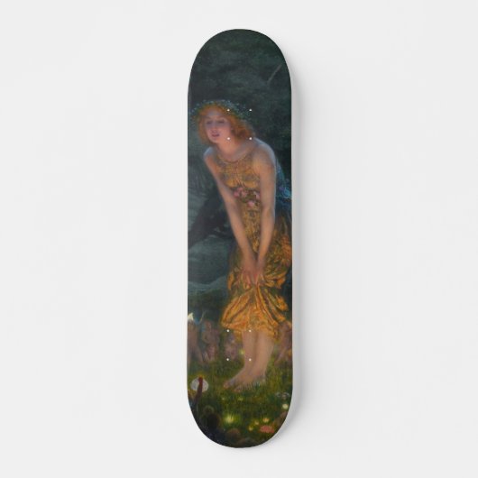 Midsommer Eve Edward Robert Hughes Feen Fantasie Skateboard (Vorne)