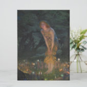 Midsommer Eve (von Edward Robert Hughes) Karte (Stehend Vorderseite)