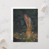 Midsommer Eve (von Edward Robert Hughes) Karte (Vorderseite/Rückseite Beispiel)