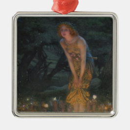 Midsommer Eve (von Edward Robert Hughes) Ornament Aus Metall