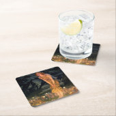 "Midsommer Eve" von Edward Robert Hughes Rechteckiger Pappuntersetzer (Vor Ort)