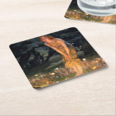 "Midsommer Eve" von Edward Robert Hughes Rechteckiger Pappuntersetzer (angewinkelt)