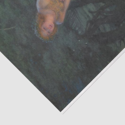 Midsommer Eve (von Edward Robert Hughes) Seidenpapier (Ausschnitt)