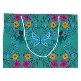 Midsommer Fairy Botanical Gift Bag Große Geschenktüte
