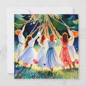 Midsommer Joy Feiertagskarte (Vorderseite)