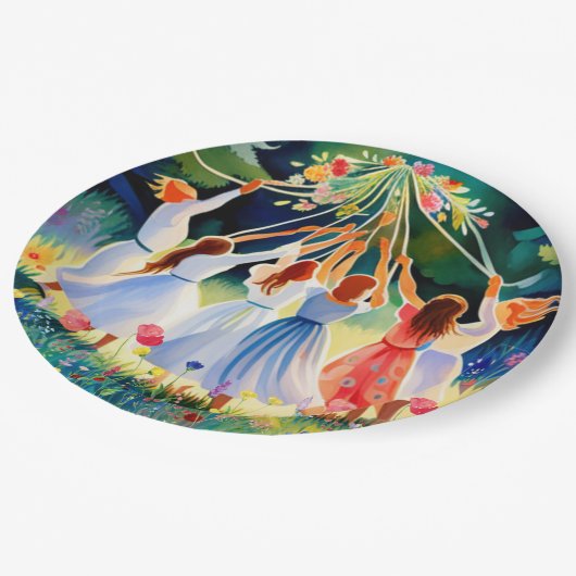 Midsommer Joy Pappteller (Schrägansicht)