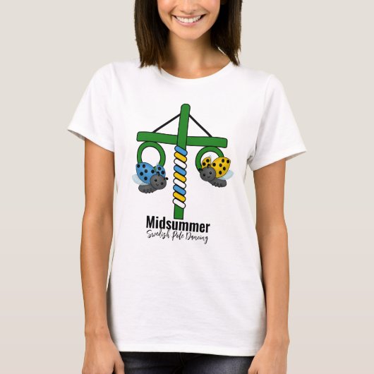 Midsommer Ladybugs Maypole T-Shirt (Vorderseite)
