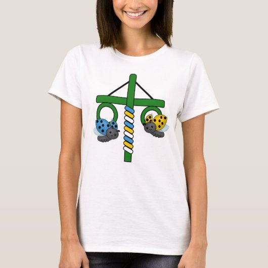 Midsommer Ladybugs Maypole T-Shirt (Vorderseite)