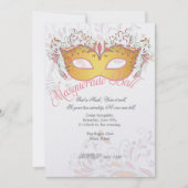 Midsommer Night Masquerade Ball Party Einladung (Vorderseite)