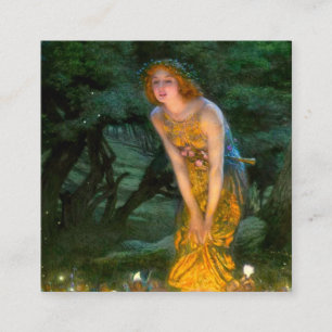 MidSummer Eve Edward Robert Hughes Begleitkarte
