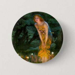 MidSummer Eve Edward Robert Hughes Button