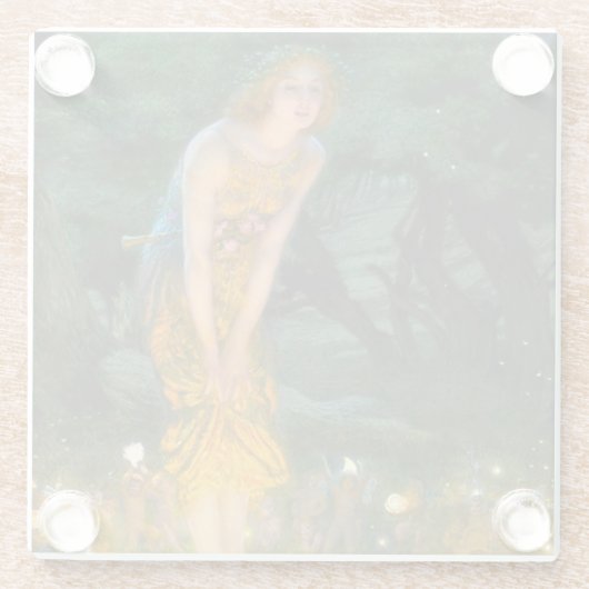 MidSummer Eve Edward Robert Hughes Glasuntersetzer (Rückseite)