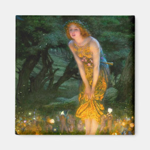 MidSummer Eve Edward Robert Hughes Magnet