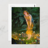 MidSummer Eve Edward Robert Hughes Postkarte (Vorne/Hinten)