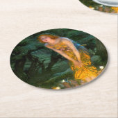 MidSummer Eve Edward Robert Hughes Runder Pappuntersetzer (Angewinkelt)