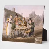 Midsummer Eve, from `Costume of Yorkshire' engrave Fotoplatte (Seite)