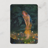 MidSummer Eve von Edward Robert Hughes Begleitkarte (Rückseite)