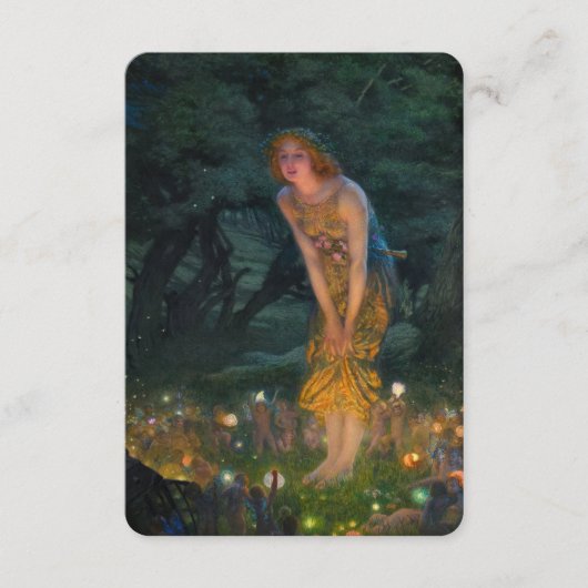 MidSummer Eve von Edward Robert Hughes Begleitkarte (Vorderseite)