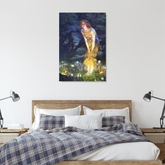 MidSummer Eve von Edward Robert Hughes Leinwanddruck (Insitu (Schlafzimmer))