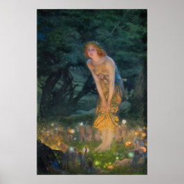 MidSummer Eve von Edward Robert Hughes Poster