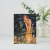 "MidSummer Eve" von Edward Robert Hughes Postkarte (Stehend Vorderseite)