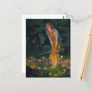 MidSummer Eve von Edward Robert Hughes Postkarte