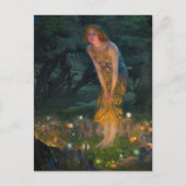 MidSummer Eve von Edward Robert Hughes Postkarte (Vorderseite)