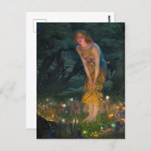 MidSummer Eve von Edward Robert Hughes Postkarte