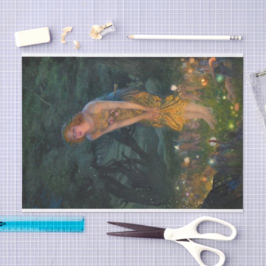 MidSummer Eve von Edward Robert Hughes Seidenpapier (Handwerk)