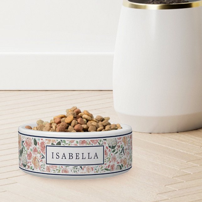 Midsummer Floral | Personalized Dog Napf (Von Creator hochgeladen)