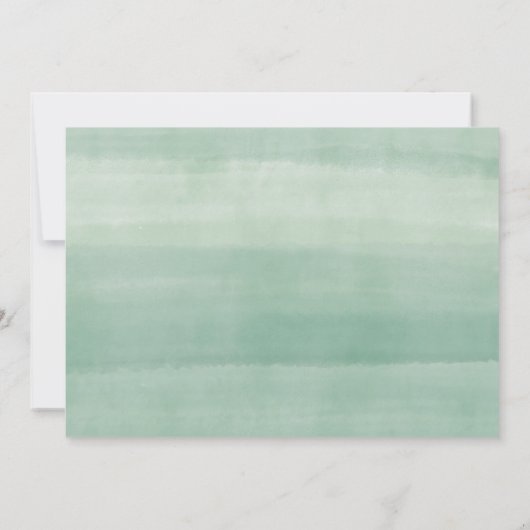 Midsummer Floral Save the Date Card (Rückseite)