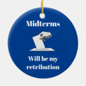 Midterms werden meine Rückgabe sein Keramik Ornament (Hinten)